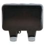 Avenue Weatherproof Outdoor Socket 2 Gang Double Pole 13A IP66