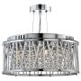 Lightplan Ceiling Pendant 4 Light Crystal Polished Chrome