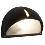 Lightplan LED Outdoor Wall Light Black Frosted IP44
