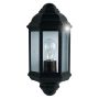 Lightplan Outdoor Half Lantern Black