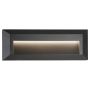 Lightplan Outdoor Wall Light Dark Grey with Frosted Glass