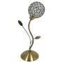 Lightplan Table Lamp Antique Brass with Clear Crystal