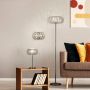 Lightplan Wall Lamp Chrome Crystal Glass with Sand