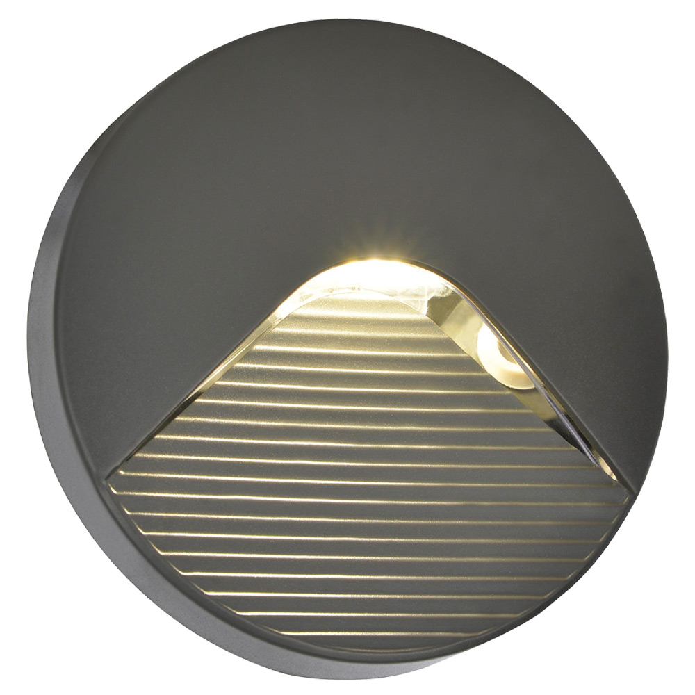 Image for Forum Coast Breeze LED Brick Light Round 4000K 3W Anthracite