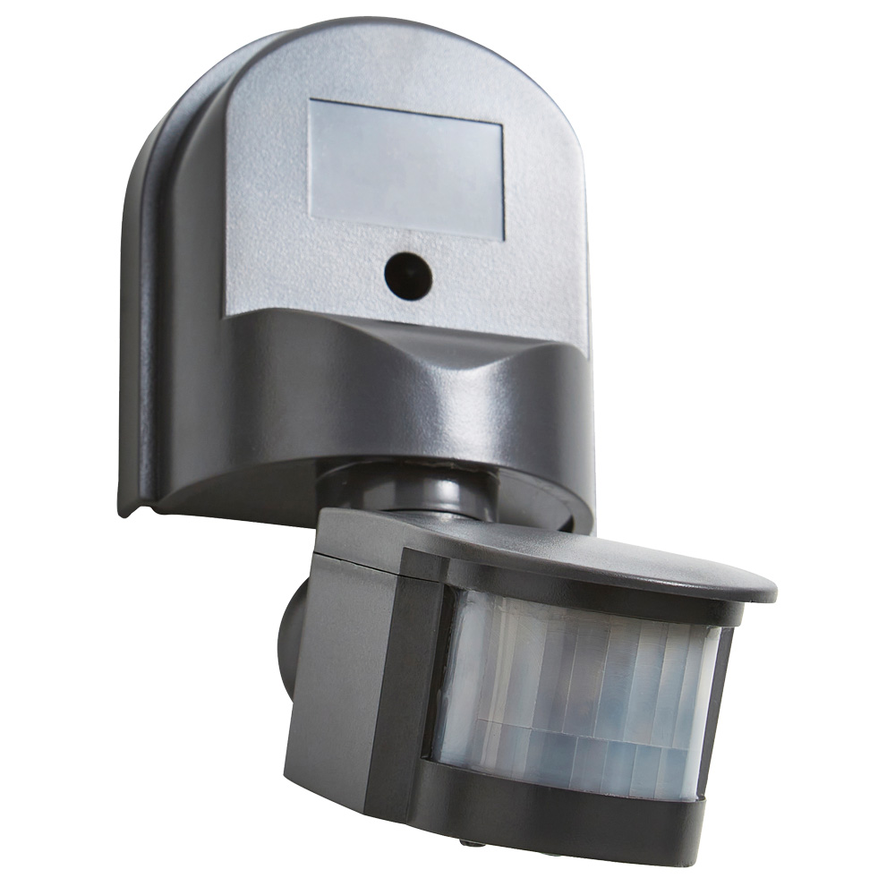 Image for Forum Zink Dion PIR Detector Wall Mounted 180 Degree Black