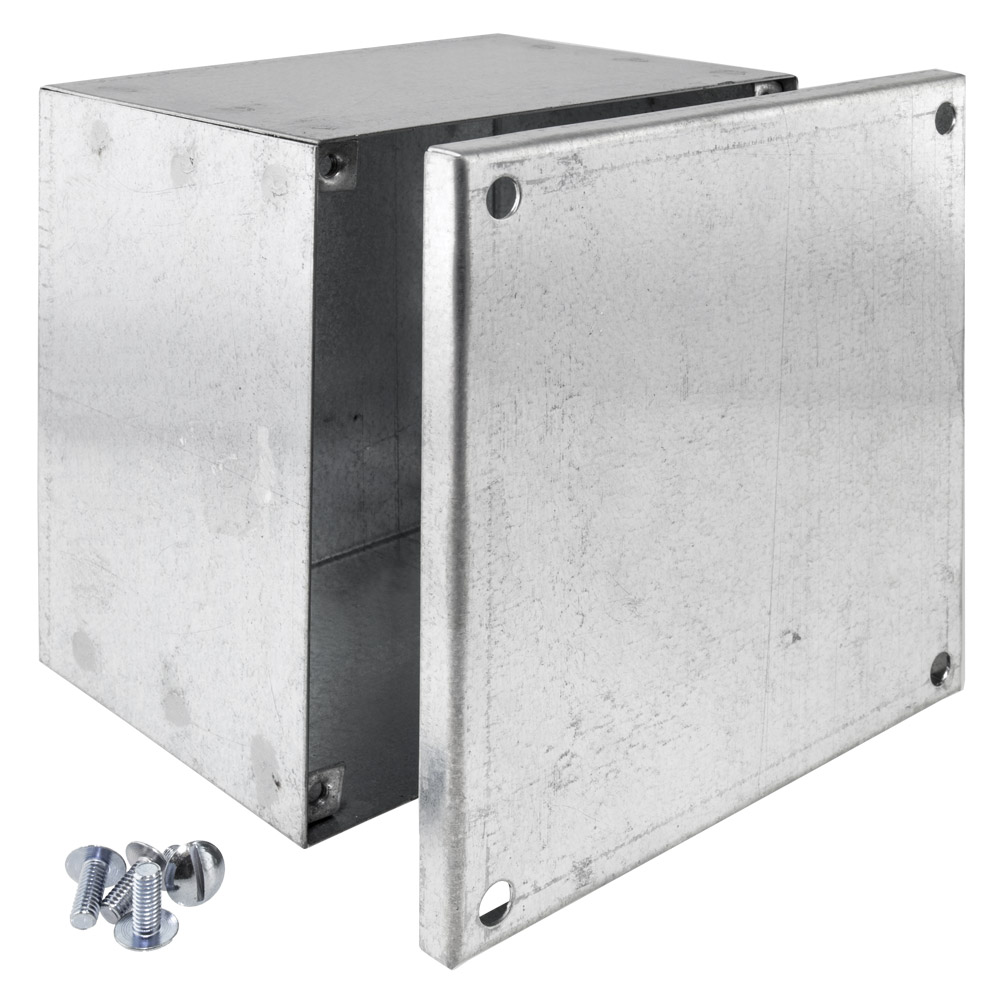 Image for Metal Adaptable Box 150x150x100mm Plain Galvanised