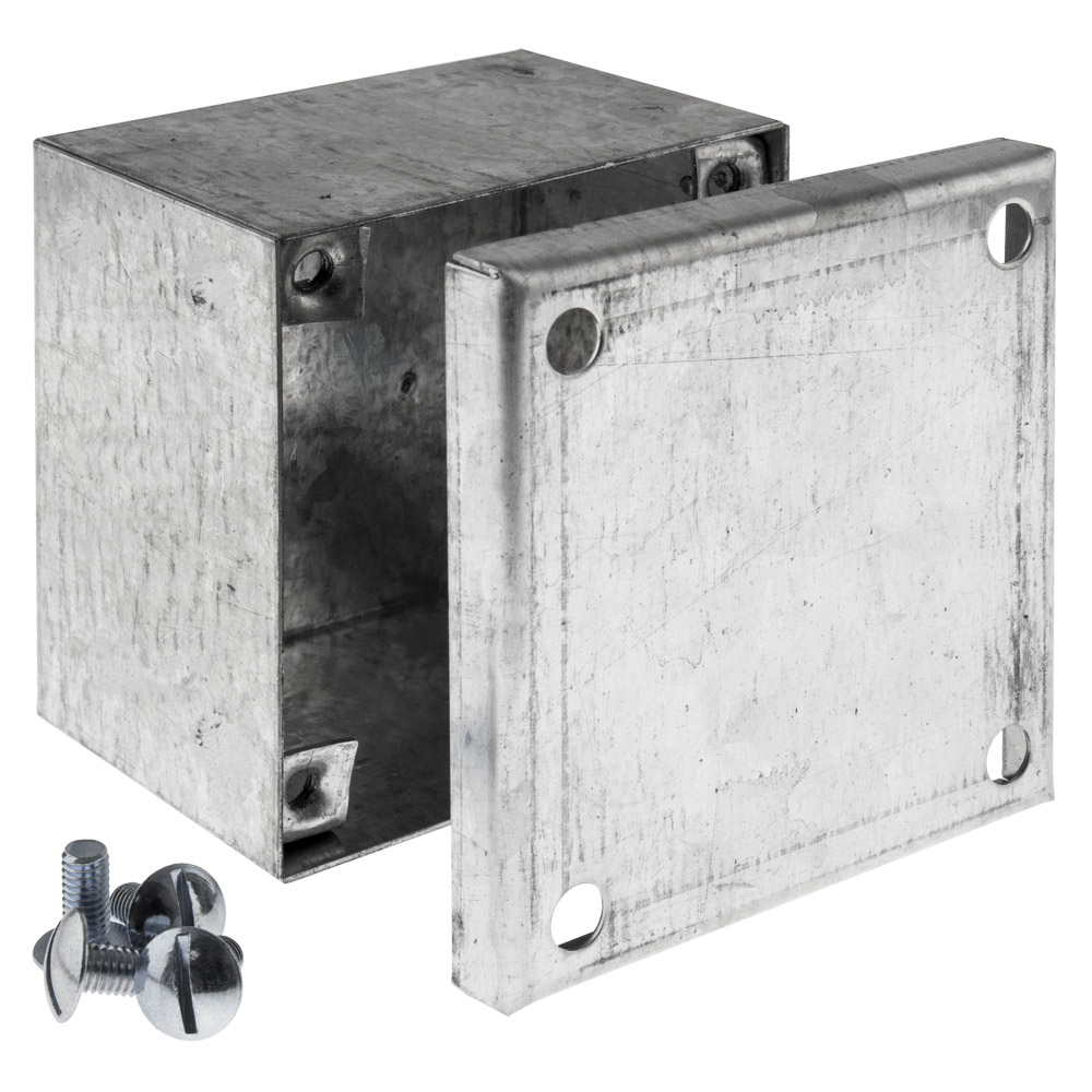 Image for Metal Adaptable Box 75x75x50mm Plain Galvanised