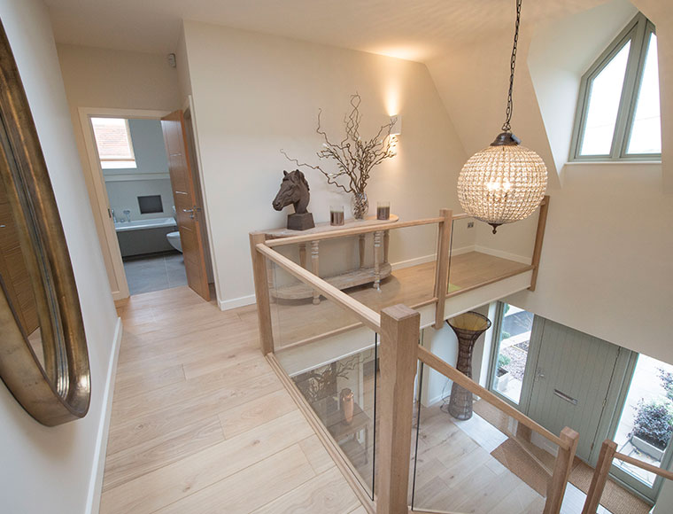 Open Plan Stairwell and Hallway Lighting