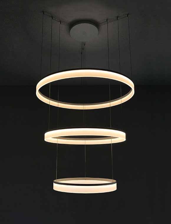 Bespoke stairwell ceiling light